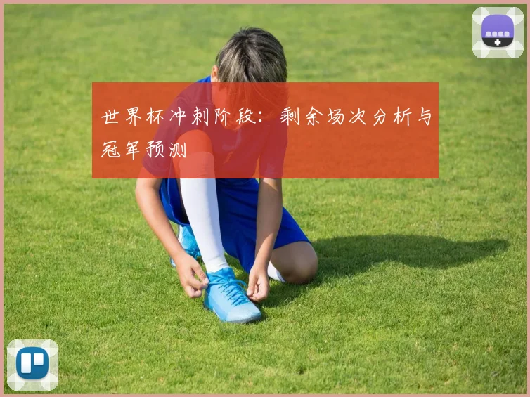 世界杯冲刺阶段：剩余场次分析与冠军预测